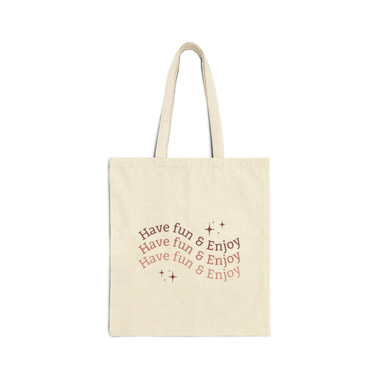 Cotton Canvas Tote Bag